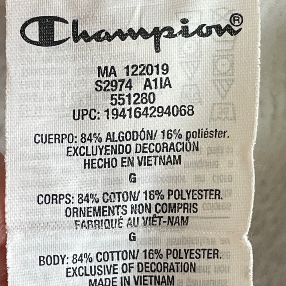 Champion Reverse Weave All Over Print Hoodie in gray - Picture 6 of 7